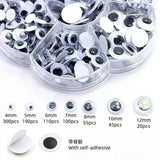 800pcs Googly Doll Eyes Self-Adhesive Craft Supplies