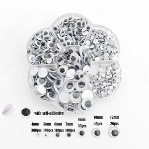 800pcs Googly Doll Eyes Self-Adhesive Craft Supplies