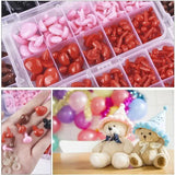 DIY Craft Eyes Noses Sets for Dolls, Colorful Safety Accessories