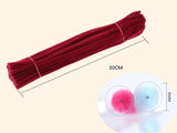 100pcs Chenille Stems Pipe Cleaners Kids Craft Toy DIY Supplies