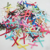 100Pcs 4mm Tiny Ribbon Bows DIY Craft Accessories