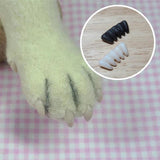Pink Cat Paw Palm Pad Nail Wool Felt Doll DIY Accessories