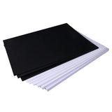 PVC Foam Board Black/White Plastic Model Sheet DIY Model Part Thickness 1-18mm