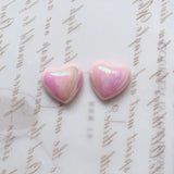 10-20Pcs AB Love Heart Resin Patch Jewelry DIY Phone Cases Wedding Decor