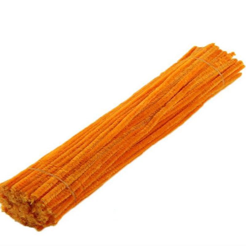 100pcs Twist Wire Chenille Stems Pipe Cleaners Educational Toys DIY Craft