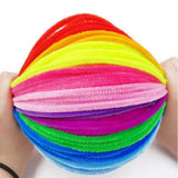 100pcs Twist Wire Chenille Stems Pipe Cleaners Educational Toys DIY Craft