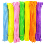 100pcs Twist Wire Chenille Stems Pipe Cleaners Educational Toys DIY Craft