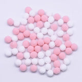 100pcs Multicolor Pompoms Balls for DIY Crafts Soft Plush Furball
