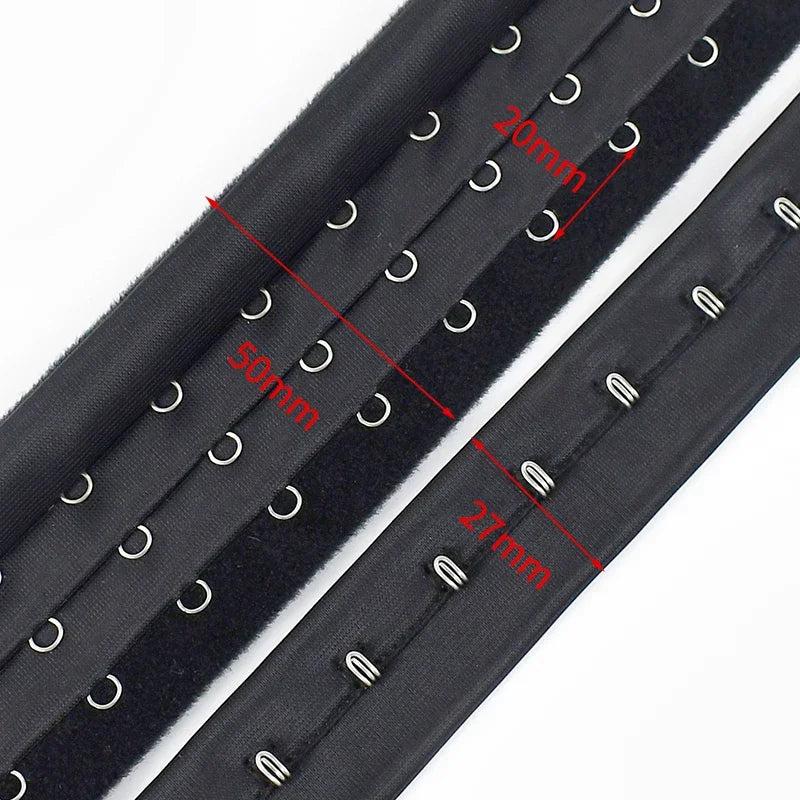 1/2Yards Bra Extender Underwear Adjust Hook and Eye Corset Extension