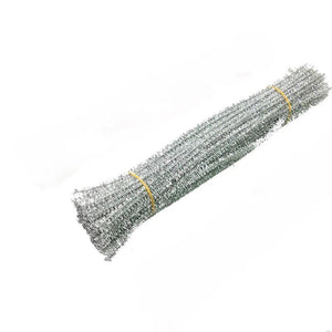 100Pcs Glitter Chenille Stems Pipe Cleaners Multicolor DIY Craft Projects