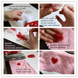 Hotfix Rhinestones DIY Iron On Patches Repair Clothing Badges