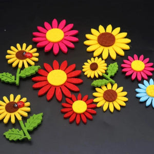 Colorful Sunflower Headdress DIY Decoration Supplies 10/40pcs