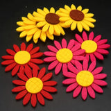 Colorful Sunflower Headdress DIY Decoration Supplies 10/40pcs