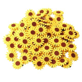 Colorful Sunflower Headdress DIY Decoration Supplies 10/40pcs
