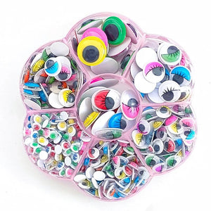 400PCS Self Adhesive Doll Eyes Craft Supplies