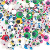 400PCS Self Adhesive Doll Eyes Craft Supplies