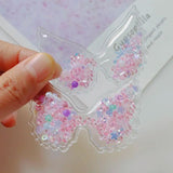 20pcs Quicksand Wings with Glitter Patches for DIY Children headband