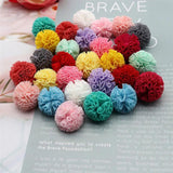 25mm Net Yarn Elastic Flower Ball DIY Lace Craft Tennis Pendant