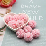 25mm Net Yarn Elastic Flower Ball DIY Lace Craft Tennis Pendant