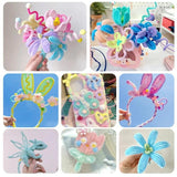 100pcs Colorful Chenille Stems Pipe for DIY Craft Supplies