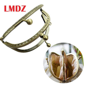 LMDZ Arch Double Clips Purse Frame DIY Metal Frame for Clutch Coins Bag Handle