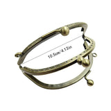 LMDZ Arch Double Clips Purse Frame DIY Metal Frame for Clutch Coins Bag Handle
