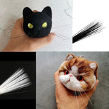 150/200/300Pcs Cat Mustache DIY Felt Beard Hair Accessories