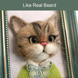 150/200/300Pcs Cat Mustache DIY Felt Beard Hair Accessories