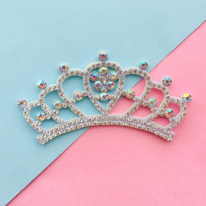 10Pcs Crown Rhinestone Applique for DIY Clothes Crafts Decor