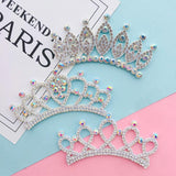 10Pcs Crown Rhinestone Applique for DIY Clothes Crafts Decor