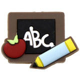 10pcs Back To School Letters Silicone Beads for DIY Jewelry Making