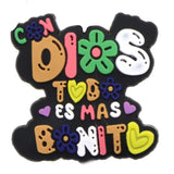 10pcs Back To School Letters Silicone Beads for DIY Jewelry Making