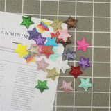 100Pcs 33mm Glitter Star Patches for DIY Crafts