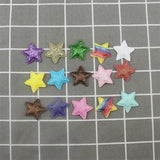 100Pcs 33mm Glitter Star Patches for DIY Crafts