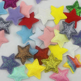 100Pcs 33mm Glitter Star Patches for DIY Crafts
