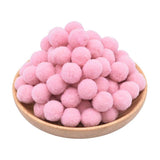 100 Colorful Pompoms 15-25mm Soft Fluffy Pom Poms Ball