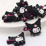 10pcs Kuromi Silicone Focal Beads for DIY Jewelry Making
