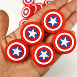 10pcs hero Silicone Beads Jewelry Making DIY Chain Bead Accessories