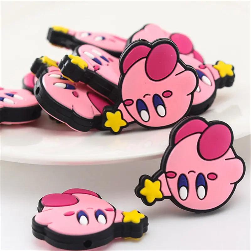 10pcs Kitty and Melody Silicone Focal Beads for Jewelry Making DIY