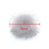 12pcs Hairball Pompoms for DIY Hats Crafts Supplies