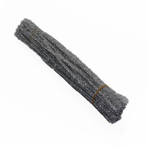 100 Glitter Tops Plush Metal Wire Stems DIY Craft Supplies Toy Making