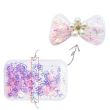 Transparent Quicksand Shaker Sequins DIY Bags for Hair Bow Accessories