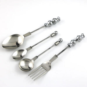 Metal Beaded Tableware DIY Wine Bottle Stopper Spoon Fork Gadget