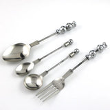 Metal Beaded Tableware DIY Wine Bottle Stopper Spoon Fork Gadget