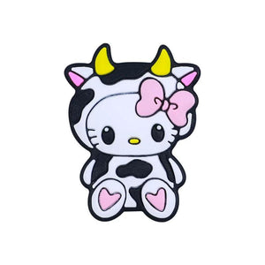 10pcs Kitty & Melody Silicone Beads for DIY Jewelry Making Nipple Chain Pen