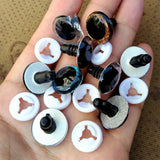 20pcs 18mm Glitter Safety Eyes For Crochet Toys DIY Funny Toy Eyes