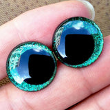20pcs 18mm Glitter Safety Eyes For Crochet Toys DIY Funny Toy Eyes