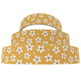 Autumn Flower Pumpkin Leaves Printed Grosgrain Ribbon Roll 22MM 25MM 38MM