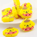 10pcs Purin Silicone Beads for DIY Jewelry Making, Nipple Chain, Pen Accessories