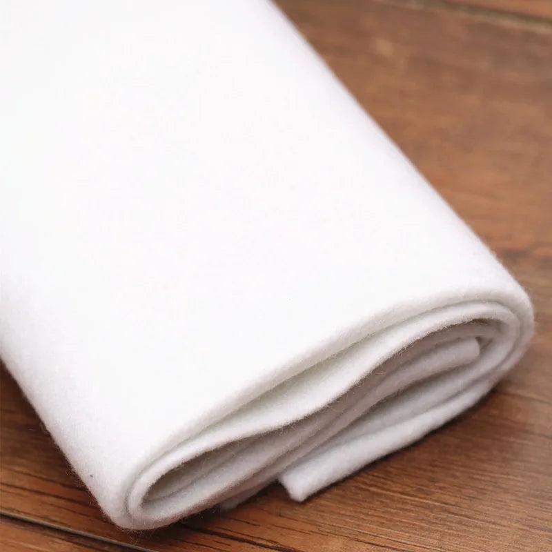 Fabric Adhesive Cotton Batting Cream Interlining Filler 50x100cm